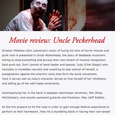 Movie review: Uncle Peckerhead
